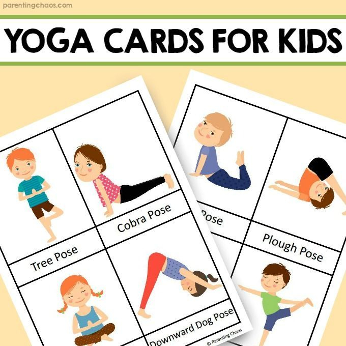 Yoga Cards For Kids Yoga For Kids Childrens Yoga Kids 