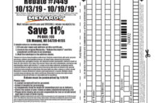 Menards Fillable Rebate Form