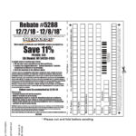 Menard S Rebate Form 5088 MenardsRebate Form   Menard's Rebate Form