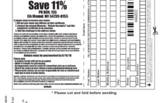 Menards Rebate Receipt Form