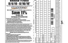 Menards Rebate Mail In Form