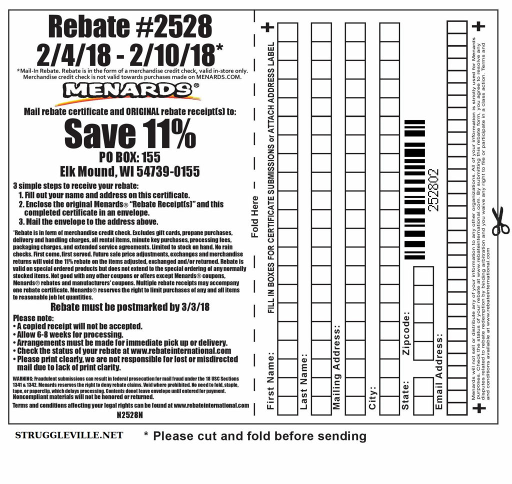 Menards Coupon Policy