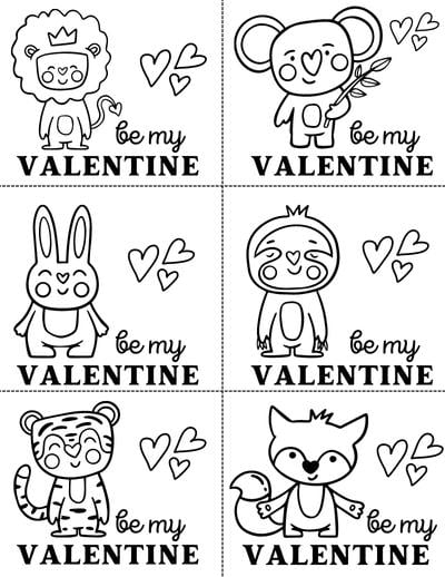 Black And White Valentine Card Printable