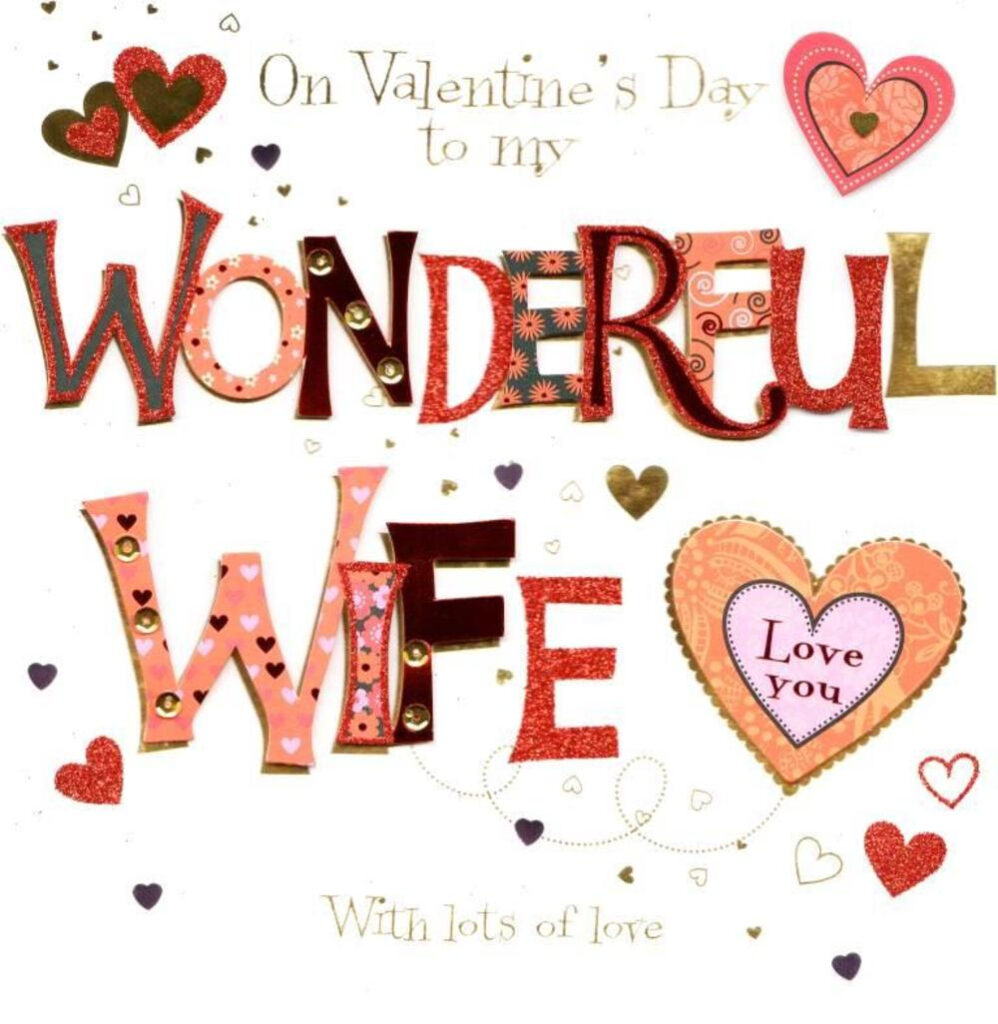 Printable Valentine Card For Wife