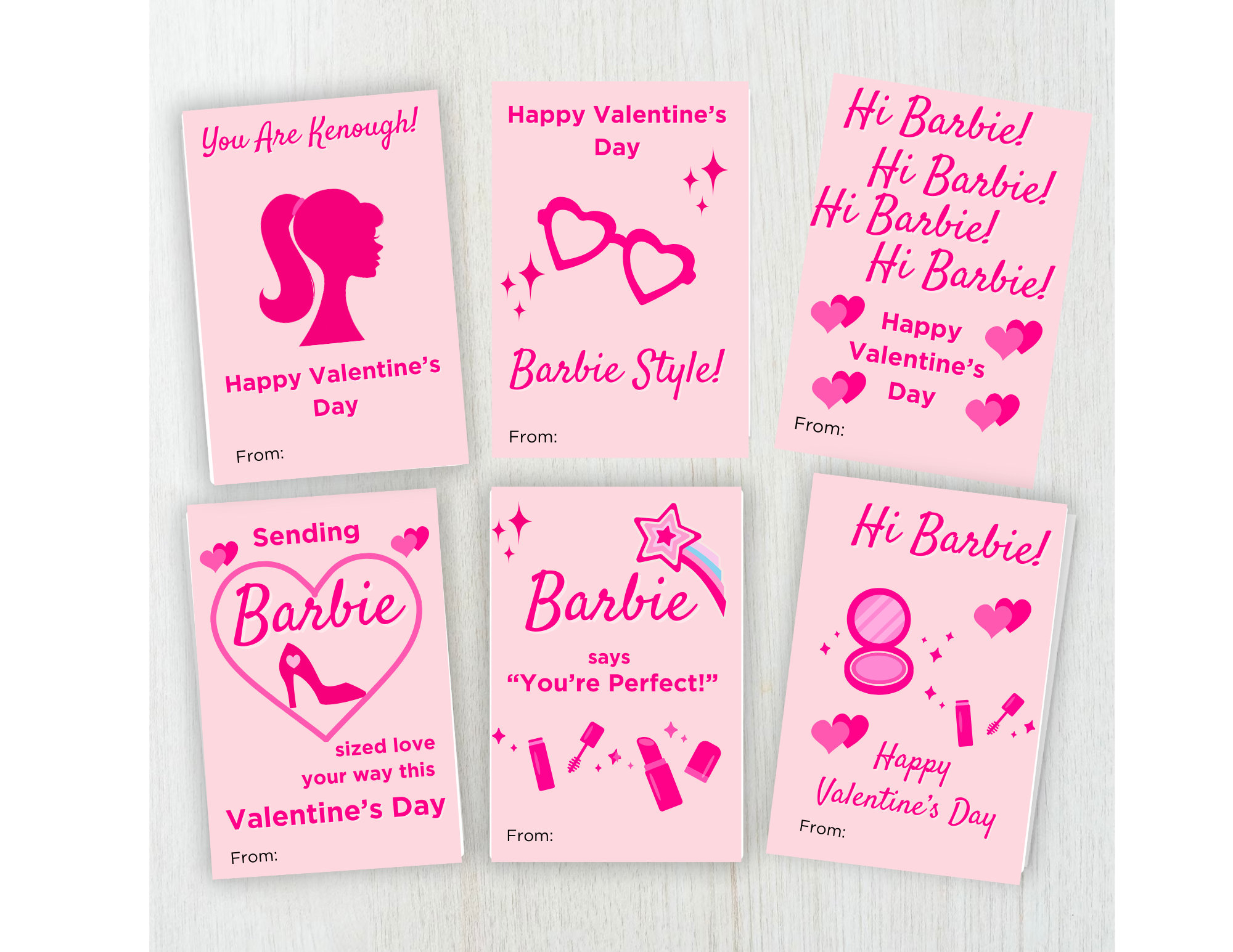 Barbie Printable Valentine's